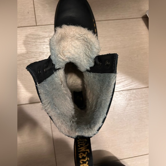 Dr. Martens 1460 Women's Faux Fur Lined Lace Up Boots - Picture 6 of 7